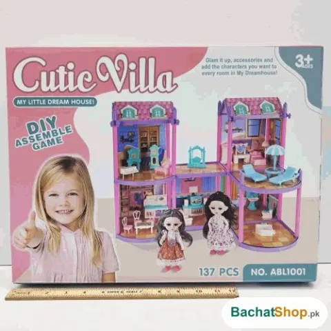 Cutie Villa DIY Doll House (137 pcs)