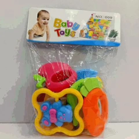 Baby Rattle And Teether Toy Set