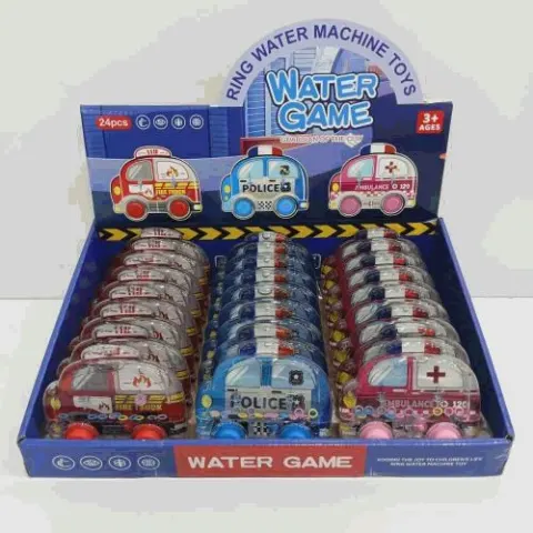 Vehicle Theme Water Ring Game Toy Set