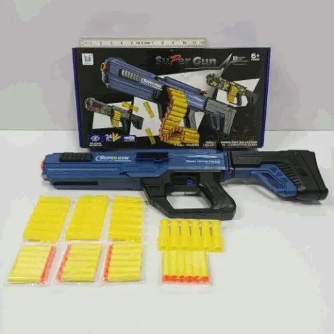 Super Gun Blue Soft Dart Blaster Rifle