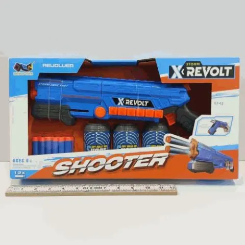 X-Revolt Foam Dart Blaster with Cans