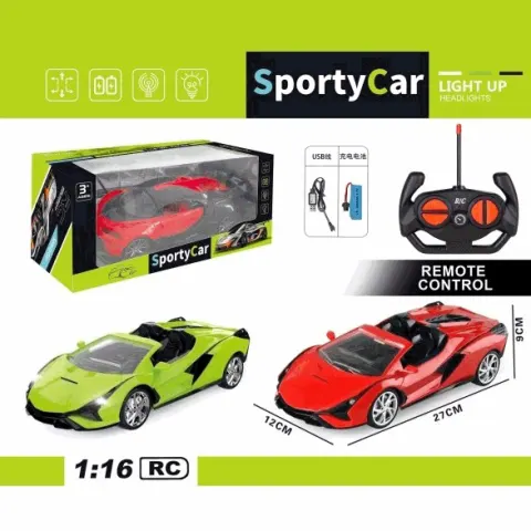 1:16 RC Light-Up Sporty Car