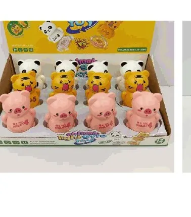 Animal Light-Up Gyro Spinning Toy Set