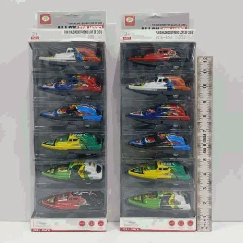 Die-Cast Pull-Back Speed Boat Set