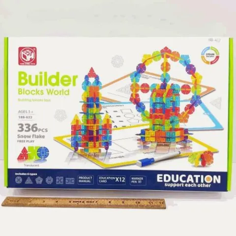Builder Blocks World Snowflake Education Set