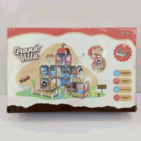 Grand Villa DIY Dollhouse Building Set