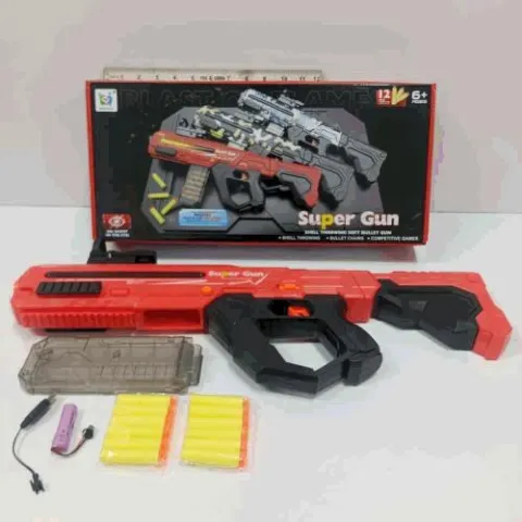 Super Gun Soft Bullet Blaster with Battery