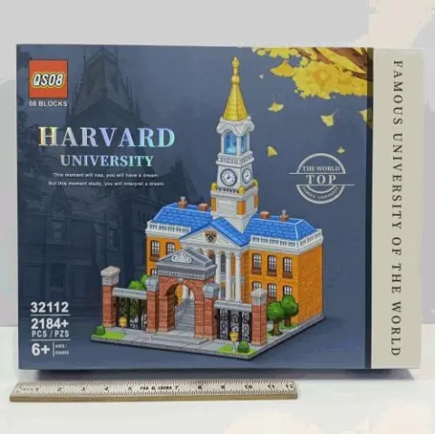 Harvard University Micro Building Blocks 2184 Pieces