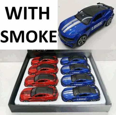 Die-Cast Sports Car With Smoke Effect