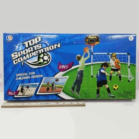 2-in-1 Basketball and Football Sports Set
