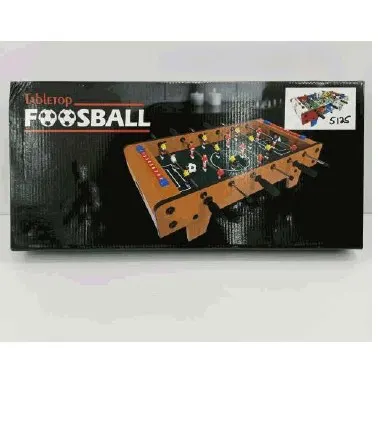 Wooden Tabletop Foosball Soccer Game