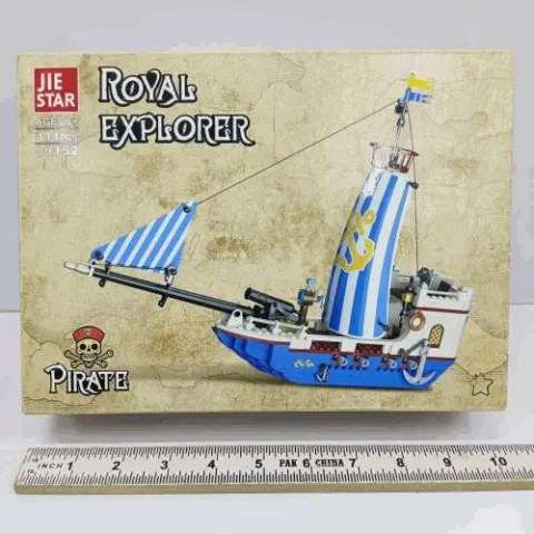 Royal Explorer Pirate Sail Ship Building Blocks Set