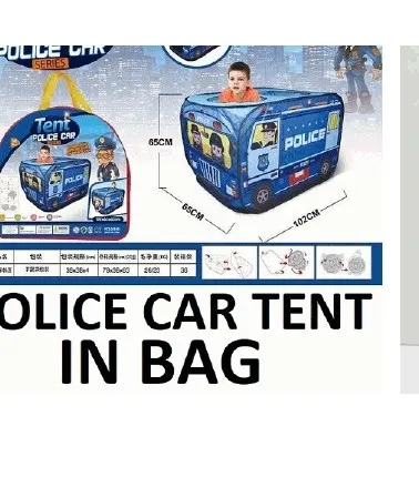Police Car Play Tent In Carry Bag