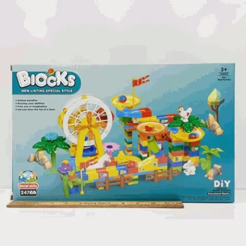 Amusement Park Ferris Wheel Building Blocks Set