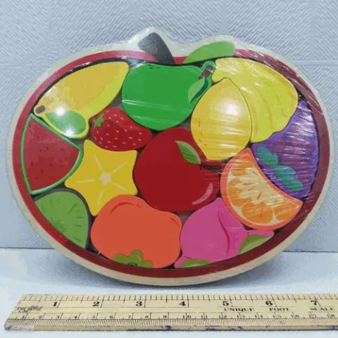 Wooden Fruit Cutting Play Set