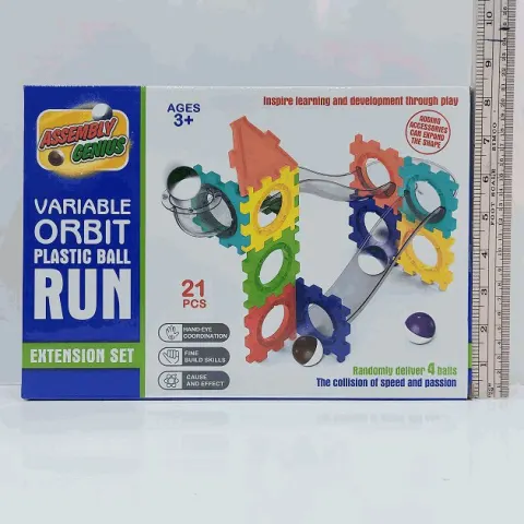 Variable Orbit Plastic Ball Run Extension Set