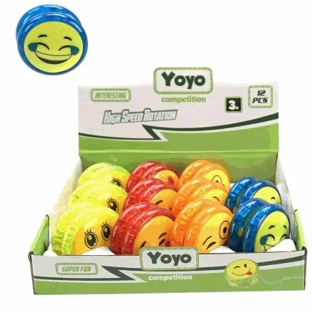 Smiley Emoji Spinning Yoyo Toy