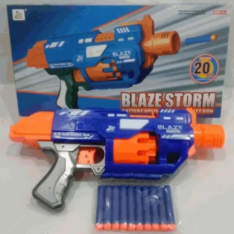 Blaze Storm Battery Soft Bullet Blaster Gun
