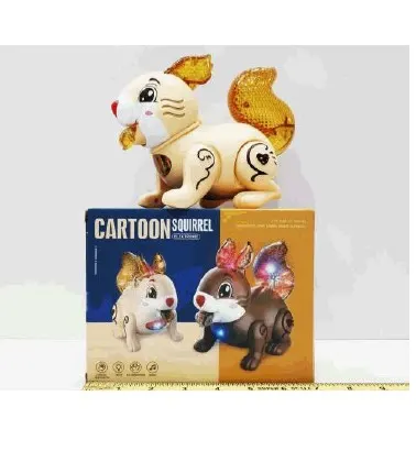 Cartoon Squirrel Toy with Lights and Music