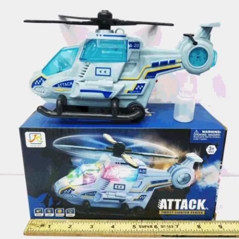 Attack Force Police Helicopter Toy with Lights