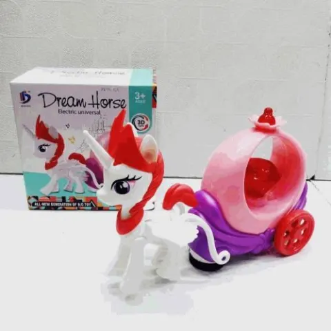 Dream Horse Unicorn Carriage Toy
