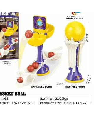 2-in-1 Basketball Shooting Desktop Toy