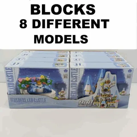 Wonderland Castle Blocks 8 Different Models