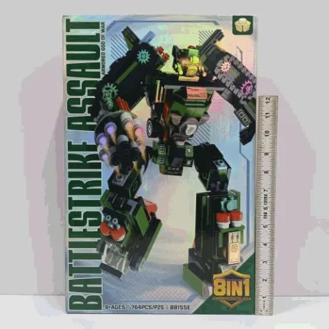 Battlestrike Assault 8-in-1 Robot Building Blocks