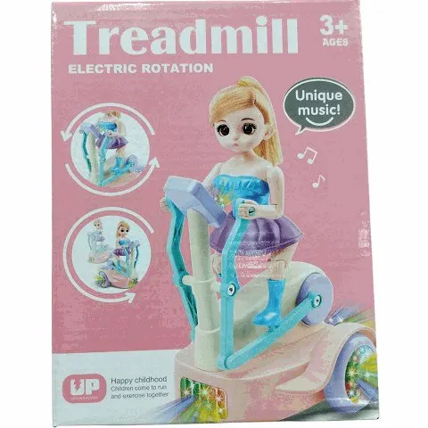 Treadmill Girl Electric Musical Doll