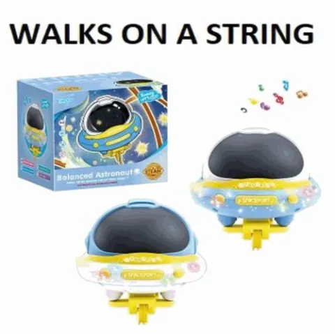 Walking Astronaut UFO String Toy