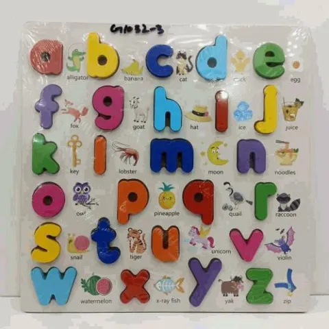 Wooden ABC Alphabet Puzzle Board