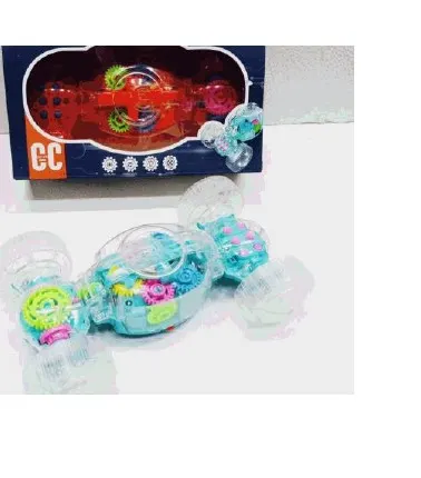 Transparent Gear Stunt Car Toy