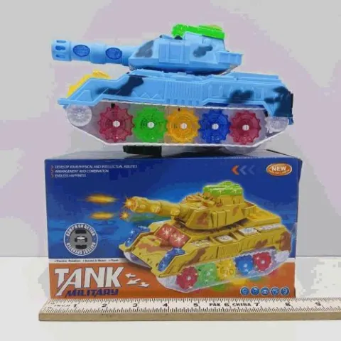 Electric Battle Tank Toy With Lights