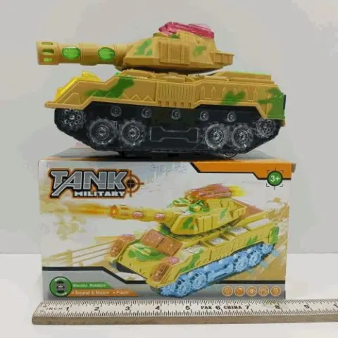 Military Combat Tank Toy With Lights