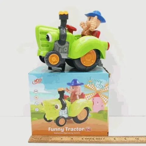 Funny Farm Tractor Toy With Farmer