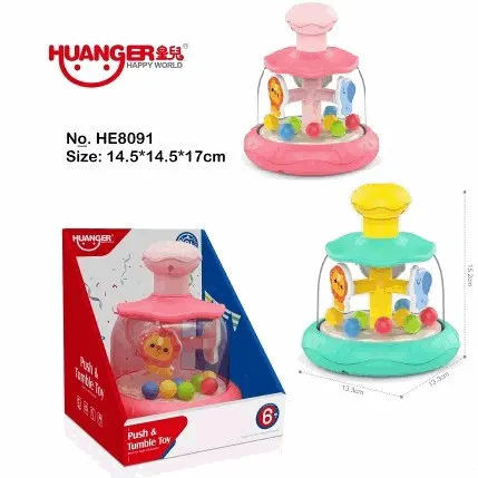 Push And Turn Spinning Tumble Baby Toy