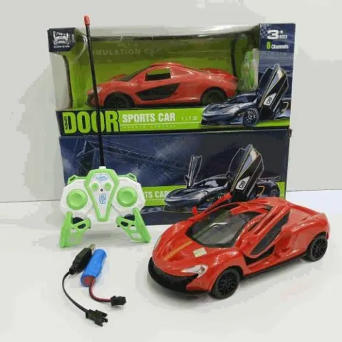 Remote Control Red Supercar With Doors