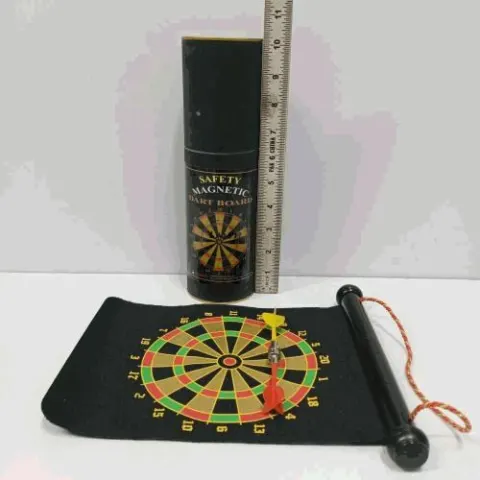 Roll-Up Magnetic Dartboard Game Set