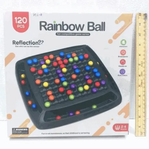 Rainbow Ball Reflection Puzzle Board Game
