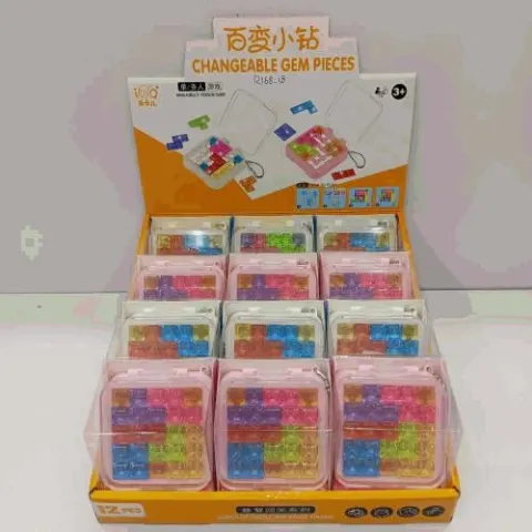 Changeable Gem Sticker Craft Keychain Set