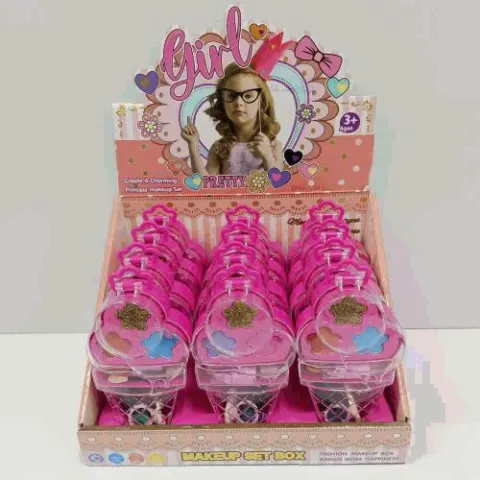 Girls Makeup Set Box Display Ring Toys
