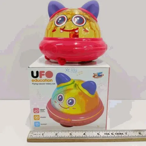 UFO Flying Saucer Rotary Toy with Lights