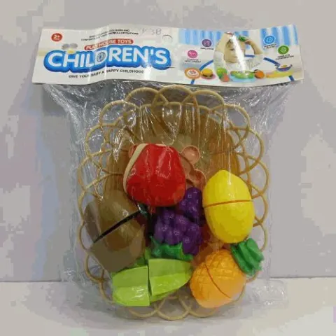 Cutting Fruit Basket Pretend Play Set