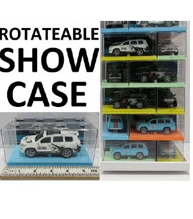 24-Piece Rotating Showcase Die-Cast Cars