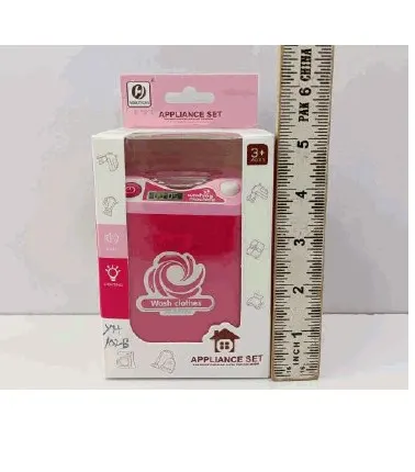 Pink Toy Washing Machine Appliance Set