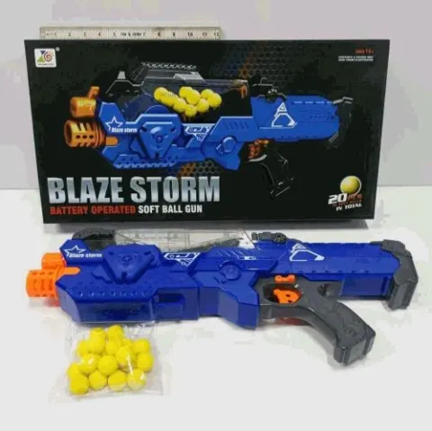 Blaze Storm Battery Soft Ball Blaster Gun