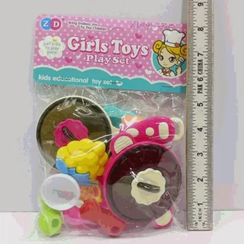 Girls Educational Kitchen Play Set