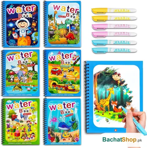 Magic Water Book – Paint, Draw & Colour with Magic Pen