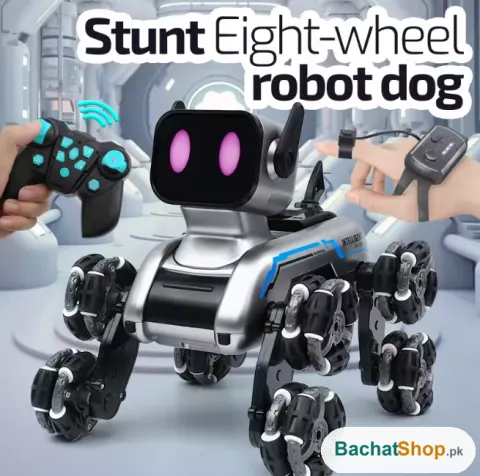 Stunt Robot Dog — Remote & Watch Control with Mist Spray