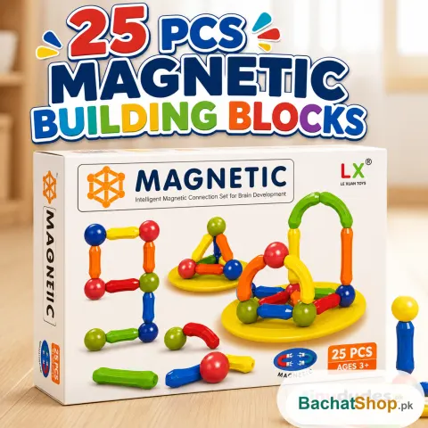 Magnetic Building Blocks — STEM Educational Construction Set for Kids